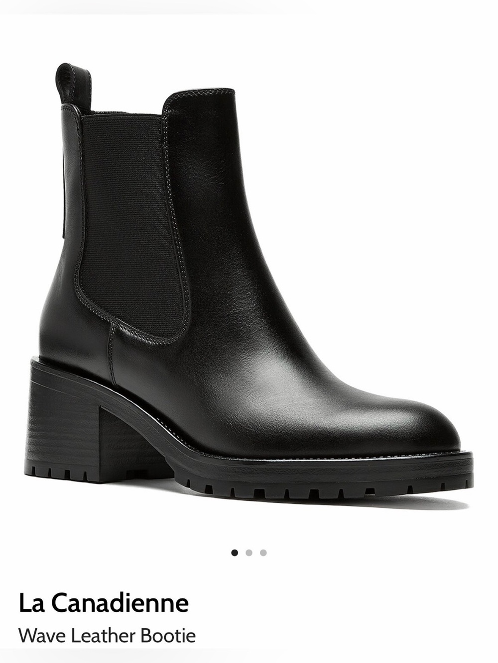 La CANADIENNE Wave Leather Bootie